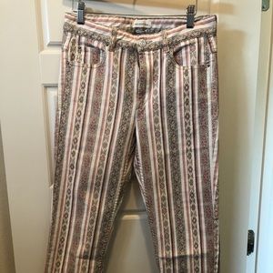 Isabel Marant pattern crop pants